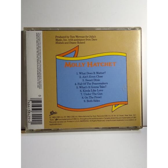 Molly Hatchet - No Guts No Glory CD 1983 Rock Epic Collector's Choice - Picture 3 of 3